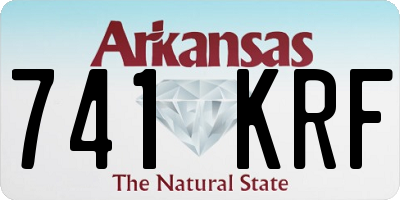 AR license plate 741KRF