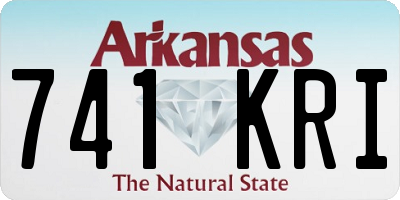 AR license plate 741KRI
