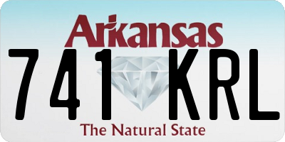 AR license plate 741KRL