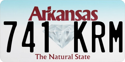 AR license plate 741KRM