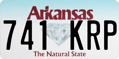 AR license plate 741KRP