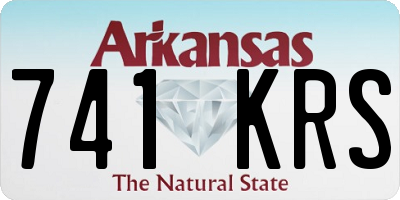 AR license plate 741KRS