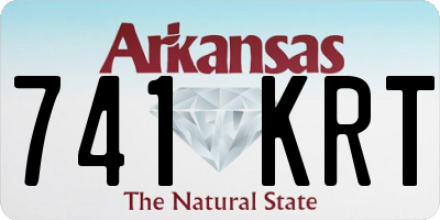 AR license plate 741KRT