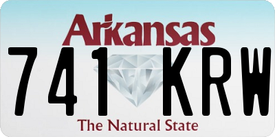 AR license plate 741KRW