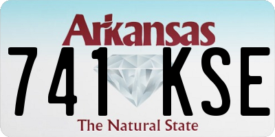 AR license plate 741KSE