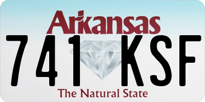 AR license plate 741KSF