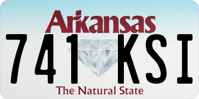 AR license plate 741KSI