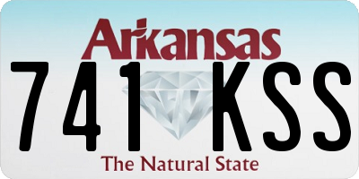 AR license plate 741KSS
