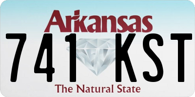 AR license plate 741KST