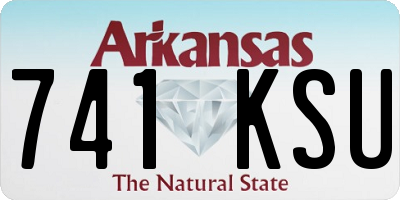 AR license plate 741KSU