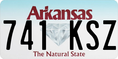 AR license plate 741KSZ