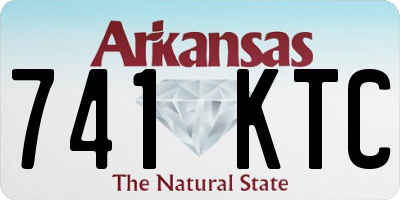 AR license plate 741KTC