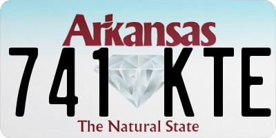 AR license plate 741KTE