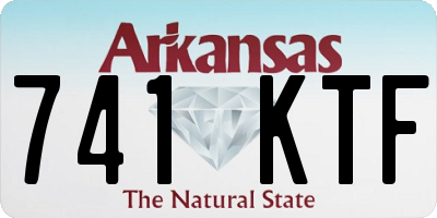 AR license plate 741KTF