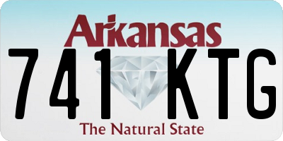 AR license plate 741KTG