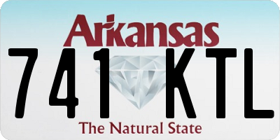 AR license plate 741KTL