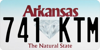 AR license plate 741KTM