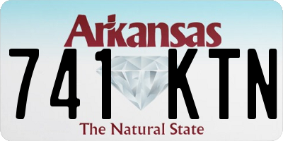 AR license plate 741KTN