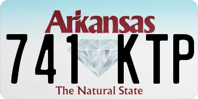 AR license plate 741KTP