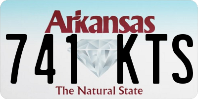 AR license plate 741KTS