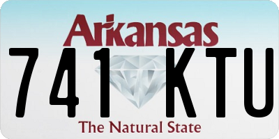 AR license plate 741KTU