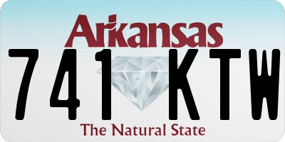 AR license plate 741KTW