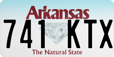 AR license plate 741KTX