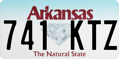 AR license plate 741KTZ