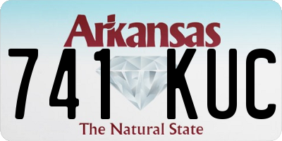 AR license plate 741KUC