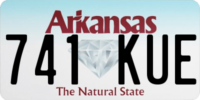 AR license plate 741KUE