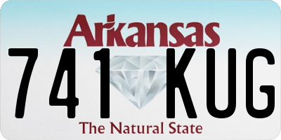 AR license plate 741KUG