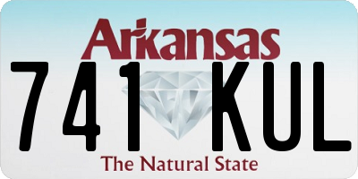 AR license plate 741KUL
