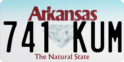 AR license plate 741KUM