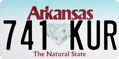AR license plate 741KUR