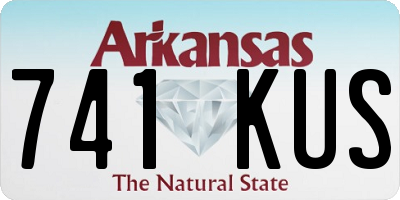 AR license plate 741KUS