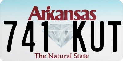 AR license plate 741KUT