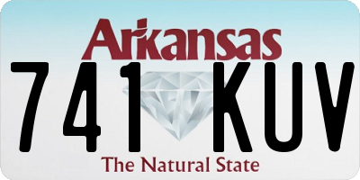 AR license plate 741KUV