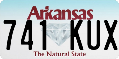 AR license plate 741KUX