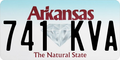 AR license plate 741KVA