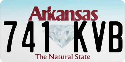 AR license plate 741KVB