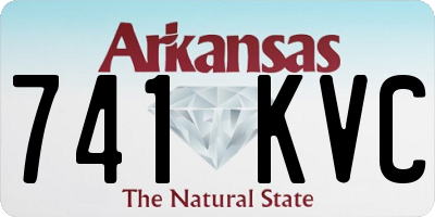 AR license plate 741KVC