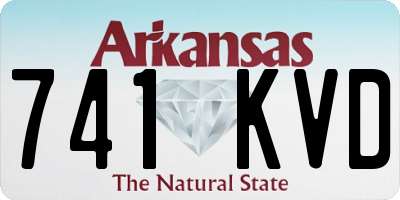 AR license plate 741KVD