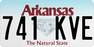 AR license plate 741KVE