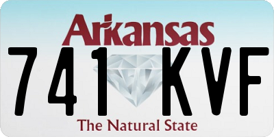 AR license plate 741KVF