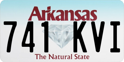 AR license plate 741KVI