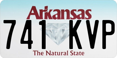 AR license plate 741KVP