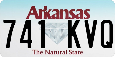 AR license plate 741KVQ