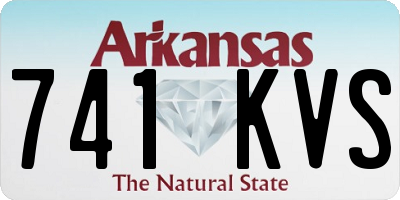 AR license plate 741KVS