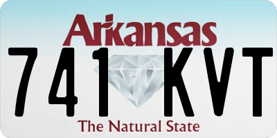 AR license plate 741KVT