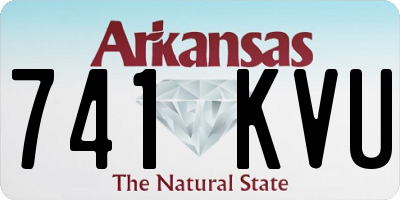 AR license plate 741KVU